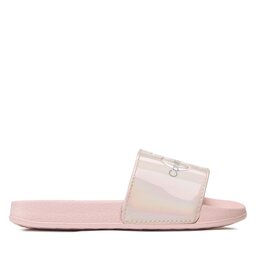 

Шльопанці Calvin Klein Jeans Logo Print Pool Slide V3A0-80529-1601 Pink 302, Рожевий