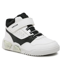 Geox Zapatillas Geox J Illuminus Boy J36GVB 05411 C0404 D White/Black