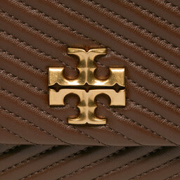 

Сумка Tory Burch Kira Moto Quilt Small Convertible 152345 Hickory Brown 200, Коричневий