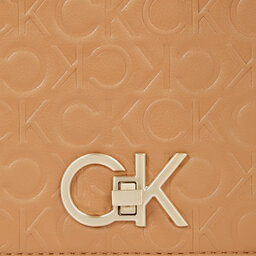 

Сумка Calvin Klein Re-Lock Double Gusett Xbody-Emb K60K611532 Brown Sugar GA5, Коричневий