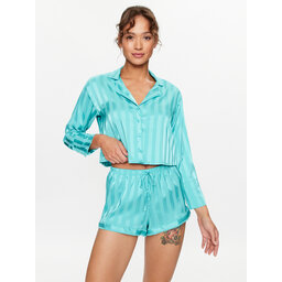 Hunkemöller Hunkemöller Pizsama felső 203163 Kék Comfortable Fit