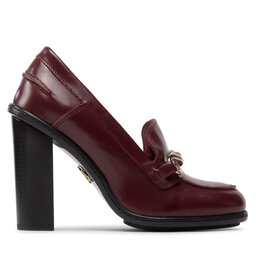 

Туфлі Tommy Hilfiger Twist High Heel Loafer FW0FW06692 Deep Rouge VLP, Бордовий