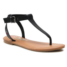 Tommy Jeans Sandále Tommy Jeans Essential Toe Post Flat Sandal EN0EN01316 Black BDS
