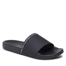 Calvin Klein Şlapi Calvin Klein Pool Slide Rubber HM0HM00981 Negru