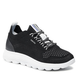 Geox Sneakersy Geox D Spherica A D15NUA 0006K C9999 Black