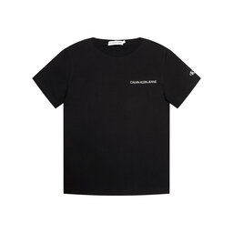Calvin Klein Jeans Calvin Klein Jeans T-Shirt Chest Logo IB0IB00456 Schwarz Regular Fit
