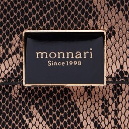 

Сумка Monnari BAG3720-M20 Czarno Beżowy, Чорний