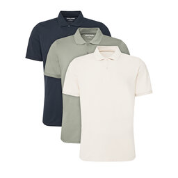 Jack&Jones Jack&Jones 3db-os pólóing szett Kane 12277429 Színes Regular Fit