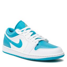 Nike Sneakersy Nike Air 1 Low 553558 174 White/Celestial Gold/Aquatone