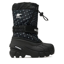 Sorel Μπότες Χιονιού Sorel Flurry™ Print 2114092010 Μαύρο