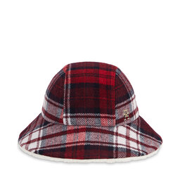 Tommy Hilfiger Капела Tommy Hilfiger Tommy Check Bucket Hat AW0AW15313 Space Blue DW6