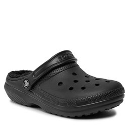 Crocs Šľapky Crocs Classic Lined Clog 203591 Black/Black