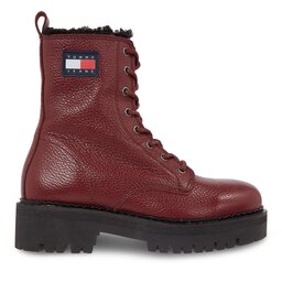 Tommy Jeans Botki Tommy Jeans Tjw Urban Tumbled Ltr Wl EN0EN02317 Brązowy