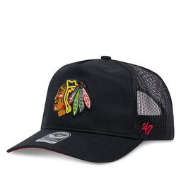 47 Brand Șapcă 47 Brand NHL Chicago Blackhawks Mesh '47 HITCH H-MSHTC04GWP Negru