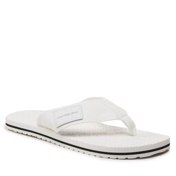 Calvin Klein Jeans Джапанки Calvin Klein Jeans Beach Sndal Woven Patch YM0YM00657 White YBR