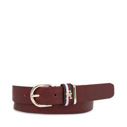 Tommy Hilfiger Dámský pásek Tommy Hilfiger Th Timeless 2.5 Corp AW0AW15376 Rouge XJS