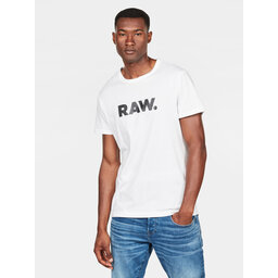 G-Star Raw G-Star Raw T-Shirt Holorn D08512-8415 Weiß Regular Fit