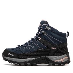 

Трекінгові черевики CMP Rigel Mid Wmn Trekking Shoe Wp 3Q12946 Asphalt/Antracite/Rose 53UG, Cиній