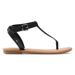 

Босоніжки Tommy Jeans Essential Toe Post Flat Sandal EN0EN01316 Black BDS, Чорний
