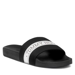 Tommy Hilfiger Šľapky Tommy Hilfiger Tommy Hilfiger Pool Slide FW0FW07556 Black BDS