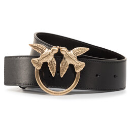 

Жіночий ремінь Pinko Berry Simply 7 Belt AI 20-21 PLT01 1H20TG Y5FF Black Z99, Чорний