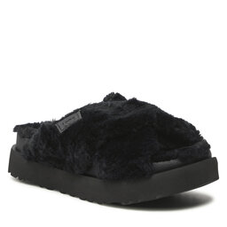 Ugg Pantoletten Ugg W Fuzz Sugar Cross Slide 1135131 BLK