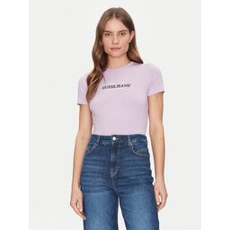 Guess Jeans Guess Jeans Camiseta W4YI03 J1314 Violeta Slim Fit