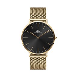 Daniel Wellington Часовник Daniel Wellington Classic Mesh DW00100631 Gold/Gold