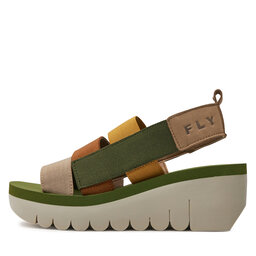 

Босоніжки Fly London Yerefly P144847006 Cloud/Multicolor/Army Green, Зелений