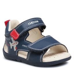 Geox Sandali Geox B Sandal Tapuz Boy B150XB000BCC4245 Lt Navy/Red