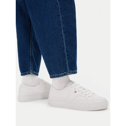 Tommy Hilfiger Sneakers Tommy Hilfiger Platform Vulc Piping Ltr FW0FW09393 Weiß