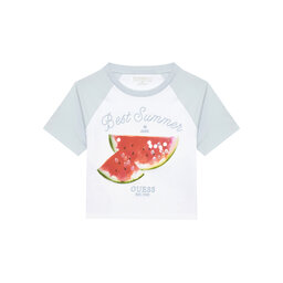 Guess Guess Póló J5GI06 K8HM4 Fehér Boxy Fit