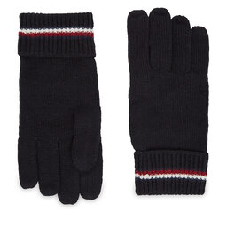 Tommy Hilfiger Herrhandskar Tommy Hilfiger Corporate Knit Gloves AM0AM11488 Black BDS