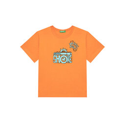 United Colors Of Benetton United Colors Of Benetton T-Shirt 3JERG10JQ Orange Regular Fit