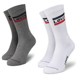 Levi's® 2er-Set hohe Unisex-Socken Levi's® 37157-0151 Grau