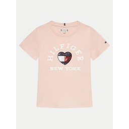 Tommy Hilfiger Tommy Hilfiger Camiseta KG0KG07857 D Rosa Regular Fit