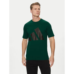 adidas adidas Marškinėliai Essentials Big Logo JE8932 Žalia Regular Fit