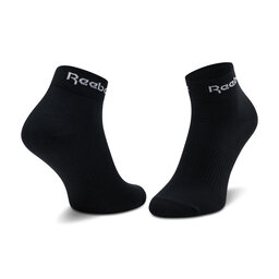 

Набір 3 пар низьких шкарпеток unisex Reebok Act Core Ankle Sock 3P GH8166 Black, Чорний