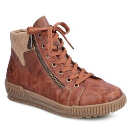 Rieker Čizme Rieker N0709-22 Cuoio / Sattel 22