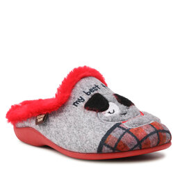 Manitu Pantofole Manitu 320046-04 Rot/Grau