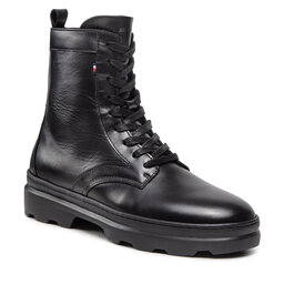 Tommy Hilfiger Stövlar Tommy Hilfiger Comfort Hilfiger Lth High Boot FM0FM04192 Black BDS