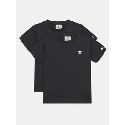 Champion Champion Σετ 2 T-Shirts 306581 Μαύρο Regular Fit