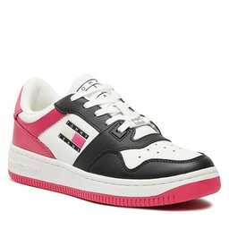 

Снікерcи Tommy Jeans Tjw Retro Basket Leather EN0EN02532 Gypsy Rose / Black TSA, Рожевий