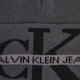 

Шапкa Calvin Klein Jeans Monogram Cotton Tape Beanie K50K507181 Black BDS, Чорний