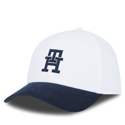 Tommy Hilfiger Casquette Tommy Hilfiger Th Imd Brushed 6 Panel Cap AM0AM12301 White/ Space Blue YCF