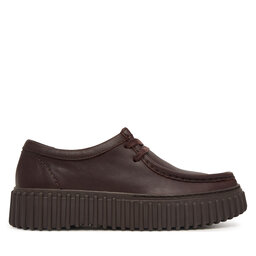 Clarks Туфлі Clarks Torhill Bee 26327768 Темно-коричневий