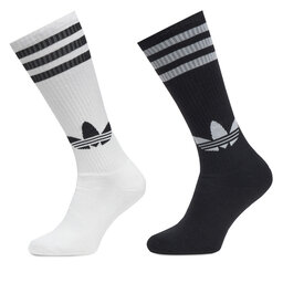 adidas Σετ 2 ζευγάρια ψηλές κάλτσες unisex adidas Knee JC8878 Λευκό