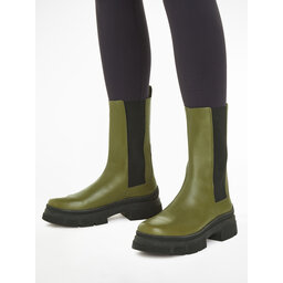 

Челсі Tommy Hilfiger Essential Leather Chelsea Boot FW0FW07490 Putting Green MS2, Зелений