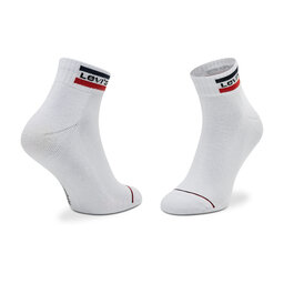 

Набір з 2 пар високих шкарпеток unisex Levi's® 902011001 White, Білий