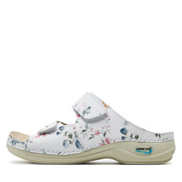 

Шльопанці Nursing Care Viena WG8FI Flowers, Білий